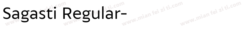 Sagasti Regular字体转换